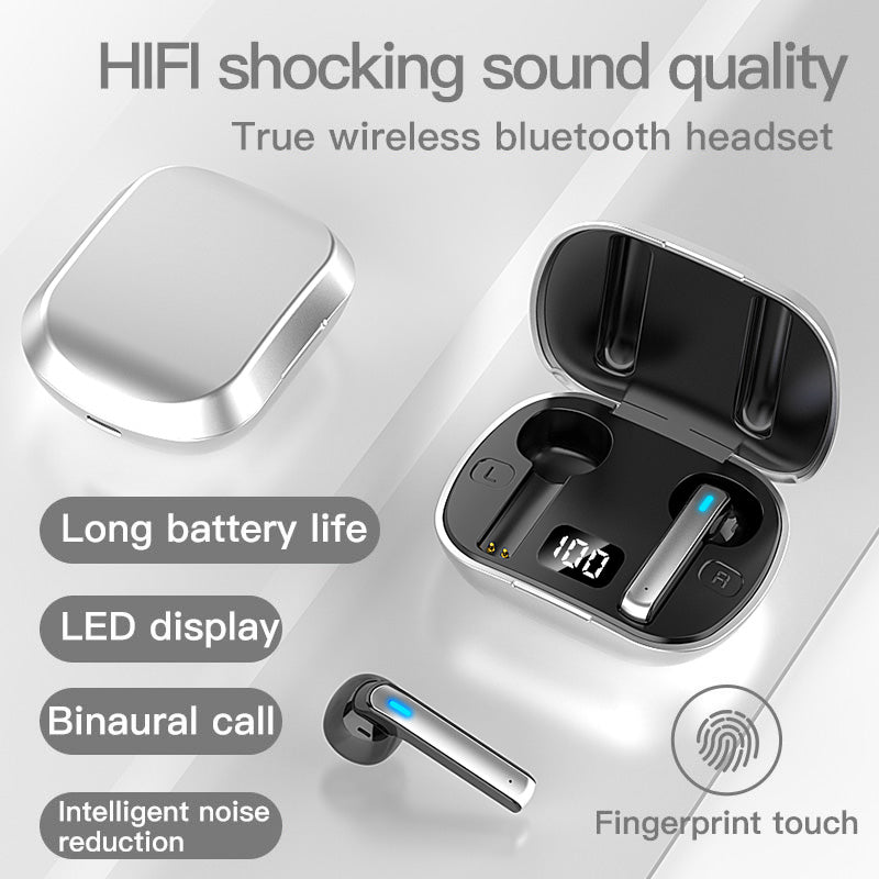 BQ-01 TWS Wireless Headset Bluetooth 5.0 In-Ear Earbuds Sweatproof Sports Headphones with LED Digital Display BQ-01 TWS Wireless Headset Bluetooth 5.0 In-Ear Earbuds Sweatproof Sports Headphones with LED Digital Display